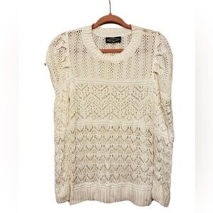 Oliver O. Open Weave Sweater Top
